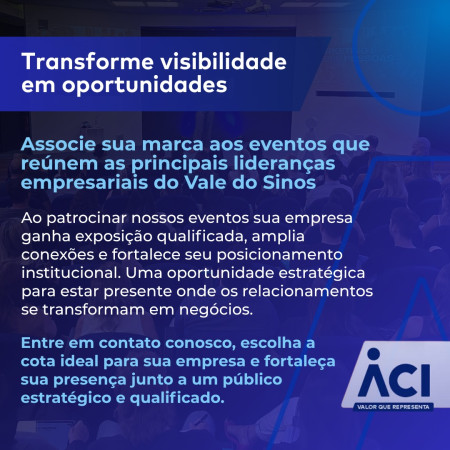 Empresas podem associar suas marcas ao portfólio de eventos da ACI em 2027