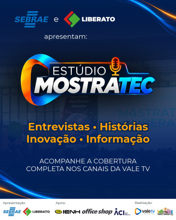 ACI é apoiadora do Estúdio Mostratec, da Vale TV