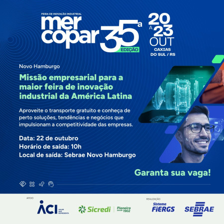 Participe da Missão Empresarial à Mercopar
