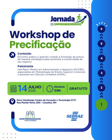 Workshop de Precificação, a primeira etapa da Jornada do Empreendedorismo