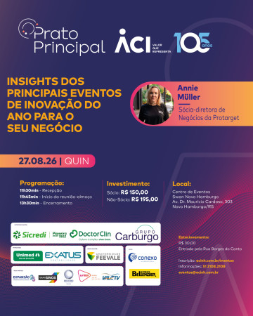 Prato Principal apresenta como insights dos principais eventos de inovação podem beneficiar negócios