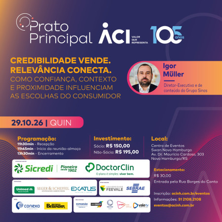 Prato Principal apresenta credibilidade e relevância do Grupo Sinos