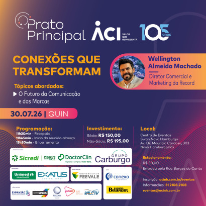 Diretor da TV Record projeta futuro da comunicação e das marcas no Prato Principal