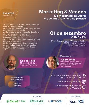 Conheça o que realmente funciona, na prática, para atrair, conquistar e fidelizar clientes