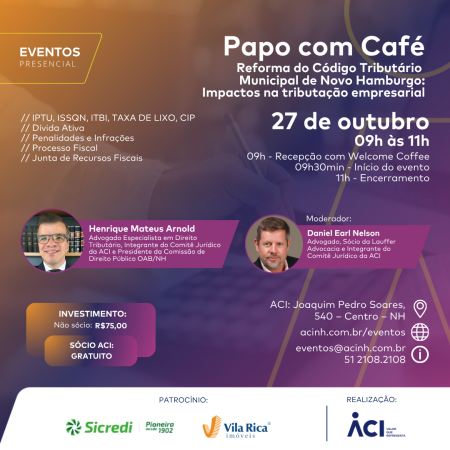 Especialista em direito tributário analisa reforma do Código Tributário Municipal de Novo Hamburgo