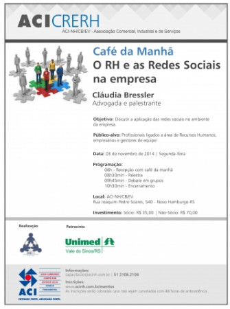 Comitê de RH realiza Café da Manhã para debater redes sociais na empresa