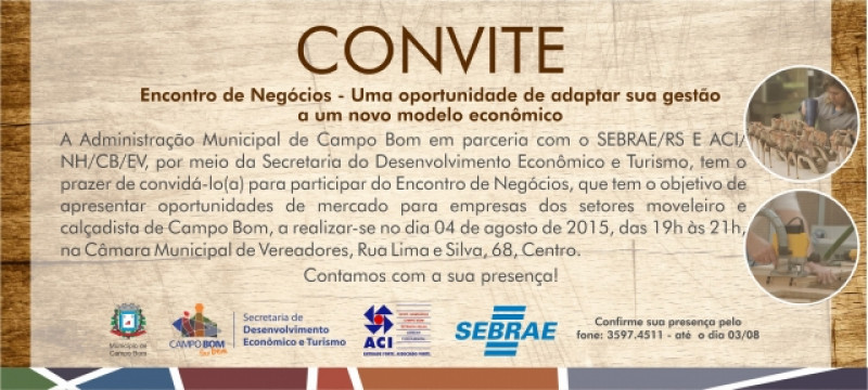 Encontro de Negócios apresenta oportunidade inédita para Campo Bom