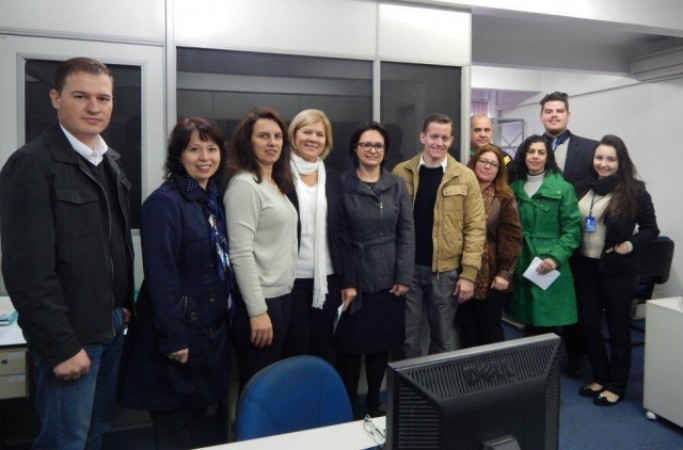 Delegados do CRC e presidente da Associação dos Contabilistas visitam a ACI