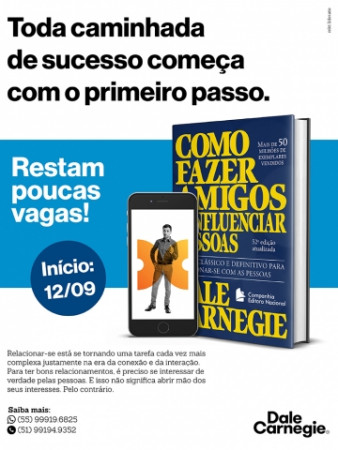 Toda caminhada de sucesso começa com o primeiro passo