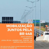 ACI participa, neste sábado, da mobilização pelo prolongamento da BR 448