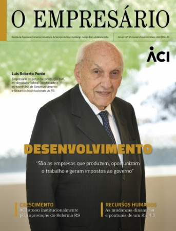 Primeira edição da Revista O Empresário, no ano do centenário da ACI, já está circulando
