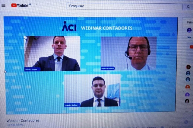 Webinar Contadores reuniu três vice-presidentes da ACI