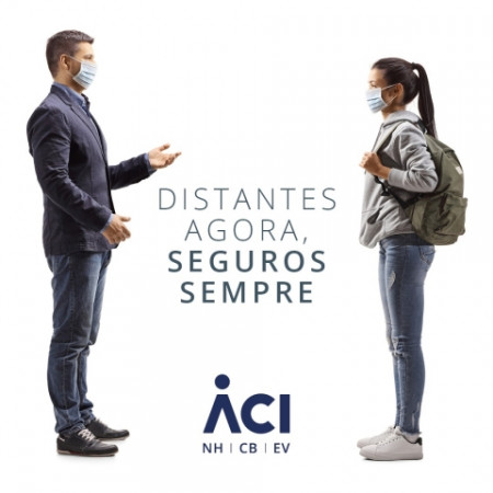Nova peça publicitária da ACI reforça a necessidade dos cuidados de prevenção em época de pandemia
