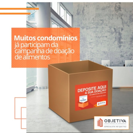 Condomínios do Vale dos Sinos aderem à ação em benefício do Banco de Alimentos