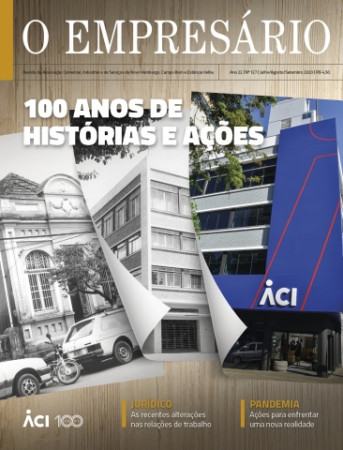 Revista O Empresário que marca os 100 anos da ACI está circulando