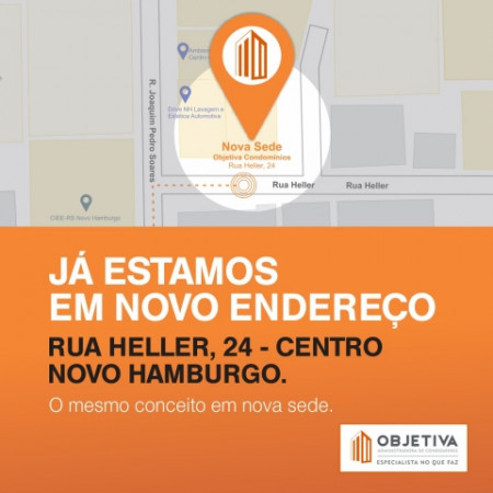 A Objetiva Condomínios muda de endereço em Novo Hamburgo