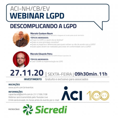 Webinar descomplica LGPD e mostra case da CIGAM