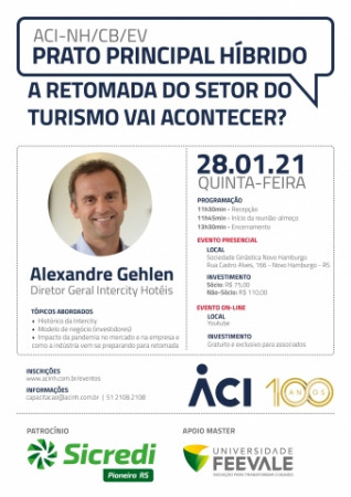 Prato Principal Híbrido no dia 28 foca a retomada do setor de turismo