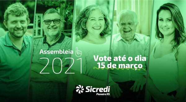 Assembleia 2021 da Sicredi Pioneira RS já começou