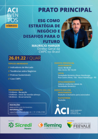 Prato Principal de janeiro aborda ESG como estratégia de negócios