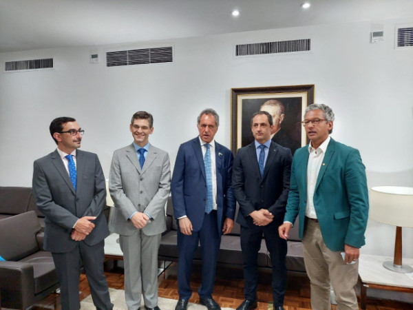 ACI presente ao encontro do governador com embaixador argentino Daniel Scioli