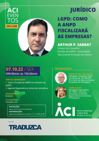 Webinar apresenta como ANPD fiscalizará empresas sobre LGPD
