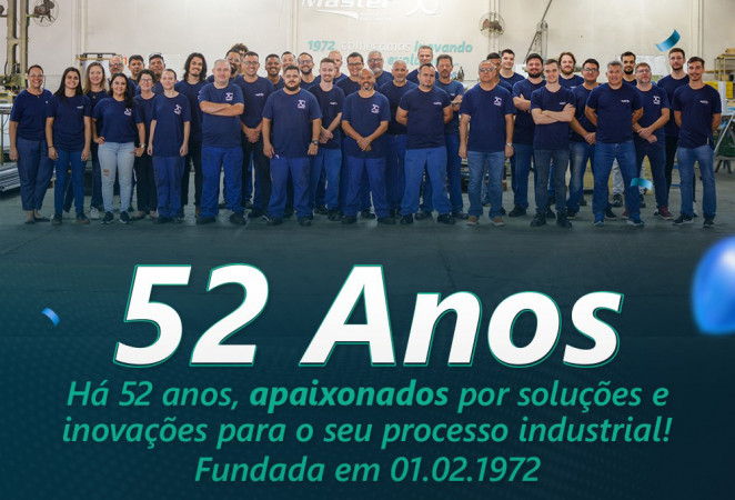 Master Equipamentos completa 52 anos