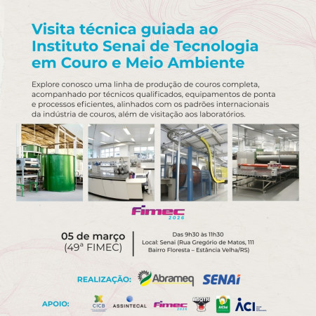 Abrameq promove visita técnica ao Senai em Estância Velha