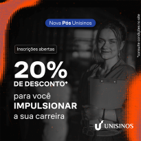 Nova Pós Unisinos tem desconto para novos estudantes