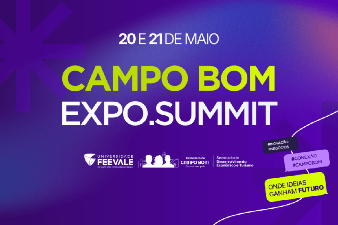 Campo Bom Expo.Summit 2026 ocorre nos dias 20 e 21