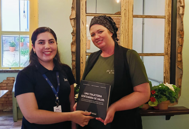 Visita de cortesia à Pão de Trigo