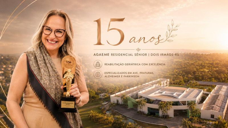 AGAEME celebra 15 anos transformando o cuidado com o idoso em Dois Irmãos