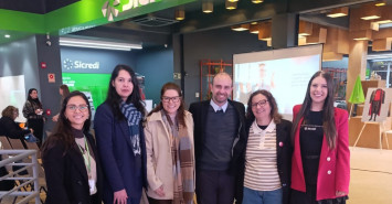 Participação em evento no Espaço Sicredi Feevale