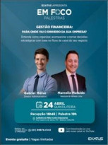 Palestra: Gestão Financeira - para onde está indo o dinheiro da sua empresa?
