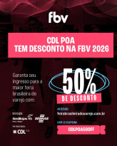 Desconto de 50% para FBV 2026