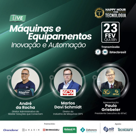 IBTeC abre calendário 2023 do Happy Hour com Tecnologia