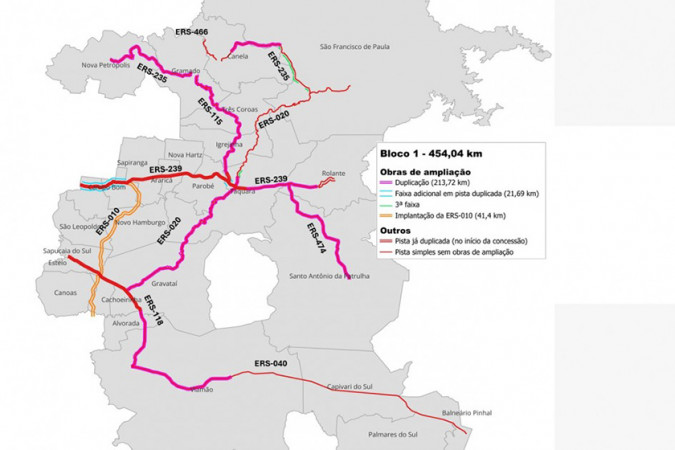 Novo Hamburgo sedia no dia 25 audiência pública sobre concessão de rodovias do Bloco 1