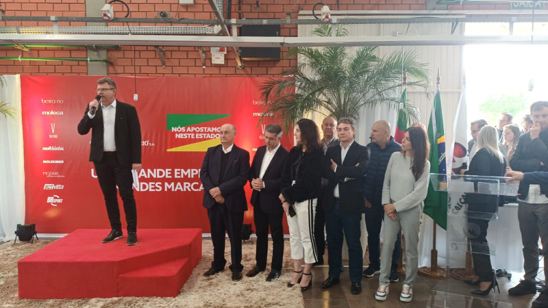 ACI presente à reinauguração da unidade de Calçados Beira Rio em Roca Sales