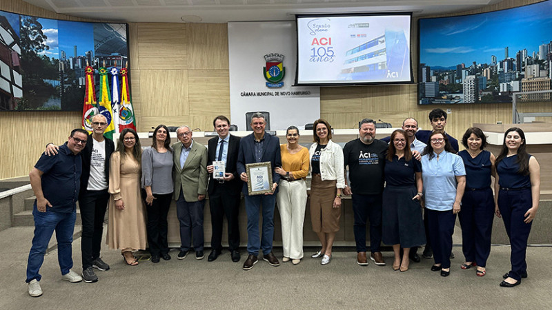 ACI é homenageada pelos 105 anos em sessão solene da Câmara de Vereadores