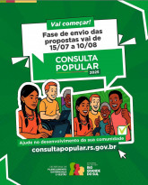 Cidadãos podem apresentar propostas na Consulta Popular 2025