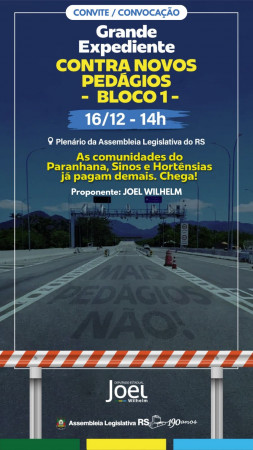 Ação contra novos pedágios em rodovias da região