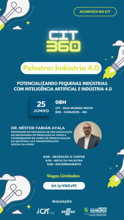 Palestra ensina a potencializar pequenas indústrias com IA e Indústria 4.0