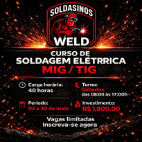 Tecnologia em soldagem elétrica MIG/TIG