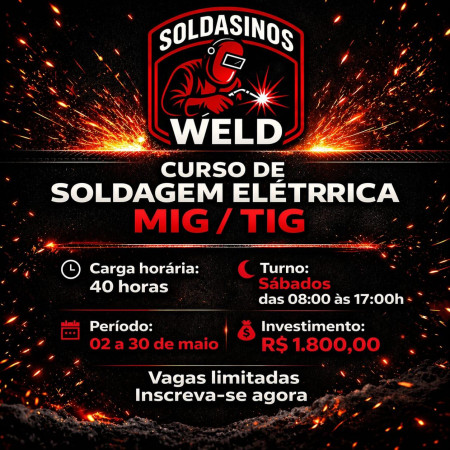 Tecnologia em soldagem elétrica MIG/TIG