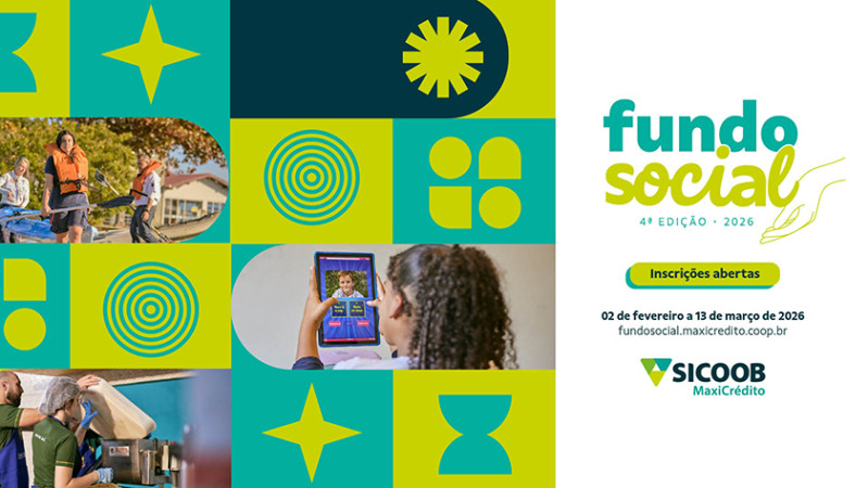 4ª edição do Fundo Social do Sicoob MaxiCrédito está com as inscrições abertas