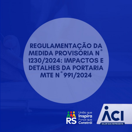 Regulamentação da Medida Provisória nº 1230/2024: impactos e detalhes da Portaria MTE nº 991/2024