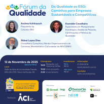 Fórum da Qualidade aponta caminhos para empresas sustentáveis e competitivas