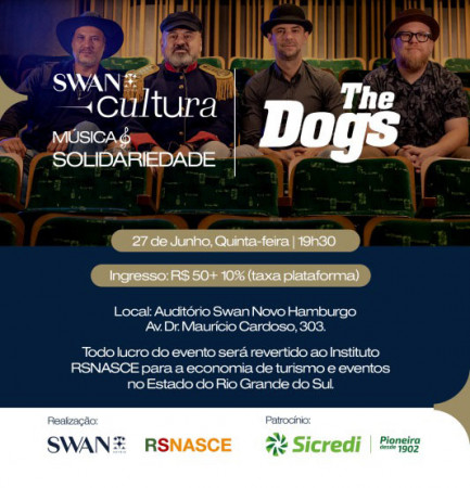 Banda The Dogs apresenta-se no Swan NH