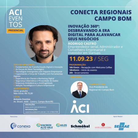 Palestra em Campo Bom, nesta segunda-feira, mostra como desbravar era digital para alavancar negócios