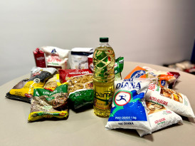 Alimentos são entregues à Fundação Semear